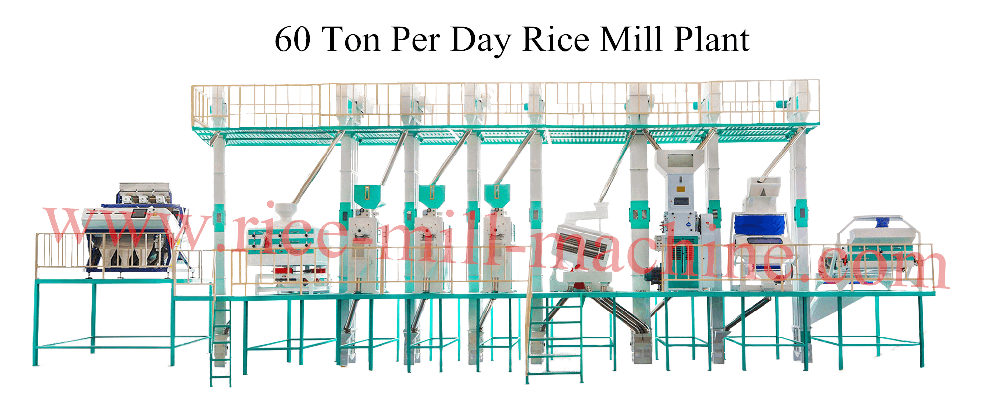 60 Ton Rice Mill Plant, 70 Ton Rice Mill - Factory Price - Rice Milling Machine